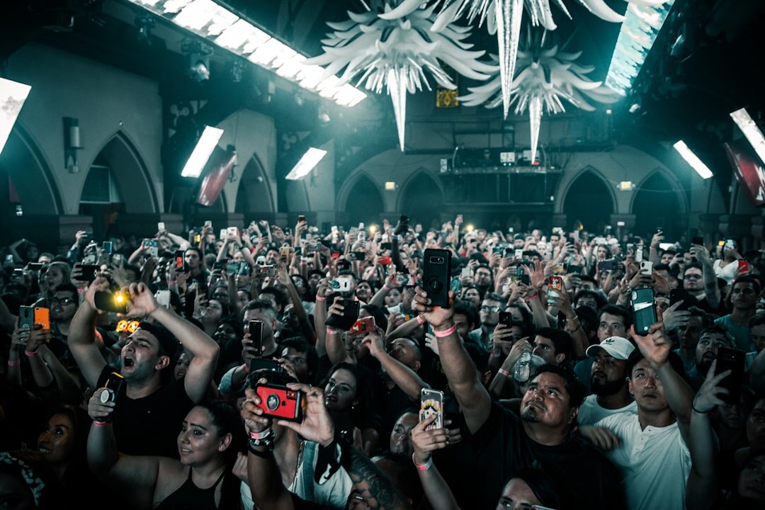 Exclusive event backstage with photographers and press passes